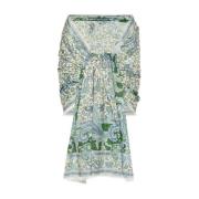 Groene Paisley Print Katoenen Jurk Zimmermann , Green , Dames