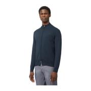 Blauwe Zip Sweater Casual Stijl Harmont & Blaine , Blue , Heren