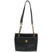 Pre-owned Fabric chanel-bags Chanel Vintage , Black , Dames