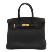 Pre-owned Fabric handbags Hermès Vintage , Black , Dames