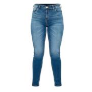 Hoge Taille Skinny Jeans Blauw Kocca , Blue , Dames