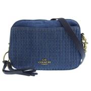 Pre-owned Fabric shoulder-bags Coach Pre-owned , Blue , Dames