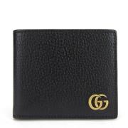 Pre-owned Leather wallets Gucci Vintage , Black , Dames