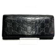 Pre-owned Leather wallets Gucci Vintage , Black , Dames