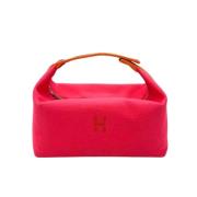 Pre-owned Fabric handbags Hermès Vintage , Pink , Dames