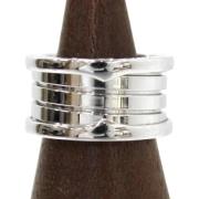 Pre-owned White Gold rings Bvlgari Vintage , Gray , Dames