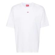 Stijlvol T-shirt Diesel , White , Heren