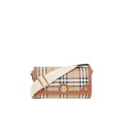 Note Kleine schoudertas Burberry , Beige , Dames