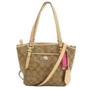 Pre-owned Canvas shoulder-bags Coach Pre-owned , Brown , Dames