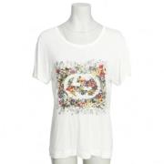 Pre-owned Viscose tops Gucci Vintage , White , Dames