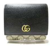 Pre-owned Fabric wallets Gucci Vintage , Black , Dames