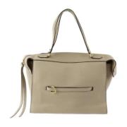 Pre-owned Leather totes Celine Vintage , Beige , Dames