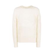 Ecru Menoah Sweater Dries Van Noten , Beige , Heren