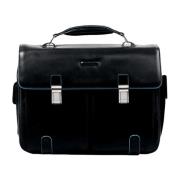 Stijlvolle Laptop en iPad Tas Piquadro , Black , Unisex