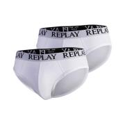 Basic Cuff Logo 2-Pack Ondergoed Replay , Multicolor , Heren