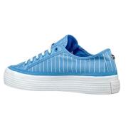 Blauwe Clear Sneakers Gestreept Model Tommy Hilfiger , Blue , Dames