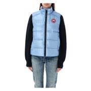 Cypress Vest Ripstop Nylon Down Filled Canada Goose , Blue , Dames