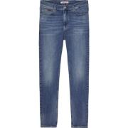 Blauwe Skinny Fit Denim Broek Tommy Jeans , Blue , Heren