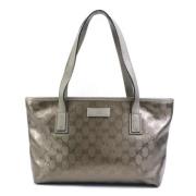 Pre-owned Plastic shoulder-bags Gucci Vintage , Beige , Dames