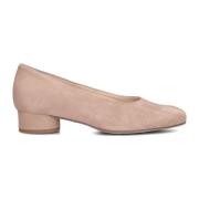 Beige Suède Pumps Elegante Stijl Hassia , Beige , Dames