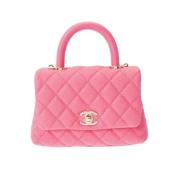 Pre-owned Fabric chanel-bags Chanel Vintage , Pink , Dames