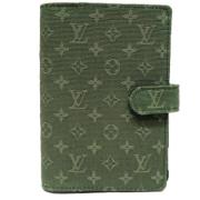 Pre-owned Canvas home-office Louis Vuitton Vintage , Green , Dames