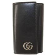 Pre-owned Leather key-holders Gucci Vintage , Brown , Dames