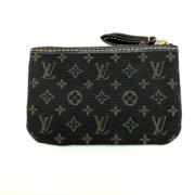 Pre-owned Canvas pouches Louis Vuitton Vintage , Black , Dames