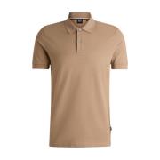 Pallas Polo Shirt Boss Black , Beige , Heren