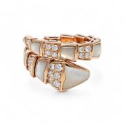 Pre-owned Rose Gold rings Bvlgari Vintage , Pink , Dames