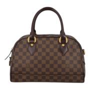 Pre-owned Canvas handbags Louis Vuitton Vintage , Brown , Dames