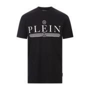 Zwart Logo T-shirt Philipp Plein , Black , Heren