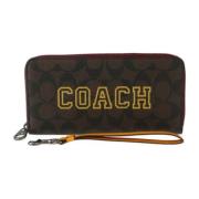 Pre-owned Fabric wallets Coach Pre-owned , Brown , Dames