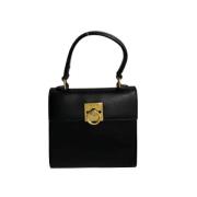 Pre-owned Leather celine-bags Celine Vintage , Black , Dames