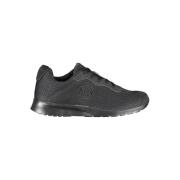 Zwarte Geborduurde Sneakers Sergio Tacchini , Black , Heren