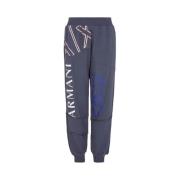 Grijze Sweatpants Unieke Stijl Armani Exchange , Gray , Dames