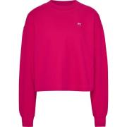 Gezellig Fuchsia Sweater Tommy Jeans , Pink , Dames