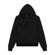 Zwarte Hoodie Embossed/Debossed Colmar , Black , Heren