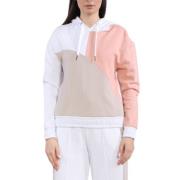 Witte Sweaters Felpa Armani Exchange , Multicolor , Dames