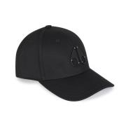 Logo Icon Cap Zwart Moose Knuckles , Black , Heren