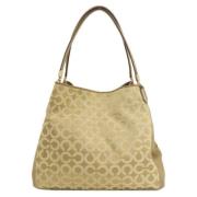 Pre-owned Canvas handbags Coach Pre-owned , Yellow , Dames
