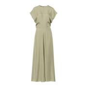 Elegante Silhouet Jurk in Jade Groen IVY OAK , Green , Dames