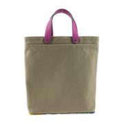 Pre-owned Fabric handbags Hermès Vintage , Green , Dames