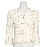 Pre-owned Fabric outerwear Chanel Vintage , Beige , Dames