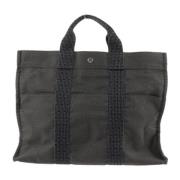 Pre-owned Fabric handbags Hermès Vintage , Black , Dames