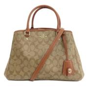 Pre-owned Canvas handbags Coach Pre-owned , Brown , Dames