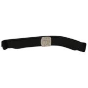 Pre-owned Fabric belts Gucci Vintage , Black , Dames