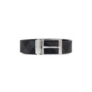 Omkeerbare riem Burberry , Gray , Heren