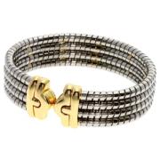 Pre-owned Stainless Steel bracelets Bvlgari Vintage , Gray , Dames