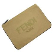 Pre-owned Fabric fendi-bags Fendi Vintage , Beige , Dames